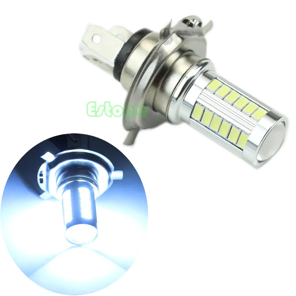 

12V Super Bright H4 33-LED SMD White Car Fog Light Headlight Driving Lamp Bulb