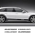 Наклейка на боковую дверь автомобиля, 2 шт., для Dodge AVENGER CALIBER CARAVAN CHALLENGER CHARGER Дротика DURANGO JOURNEY NITRO RAM, автомобильные аксессуары
