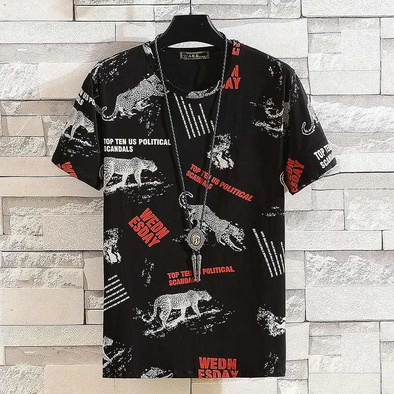 

2021 Summer Homme Tshirts Men's T-shirt Cotton Streetwear Hip Hop Print O-neck Men Women Casual T-shirt Male Tees Tops