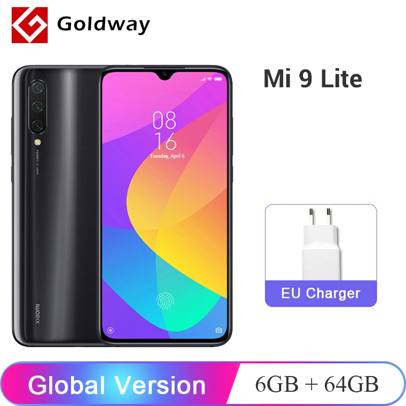 В наличии глобальная версия xiaomi mi 9 Lite 6 ГБ 64 Гб Смартфон Snapdragon 710 48MP Тройная камера