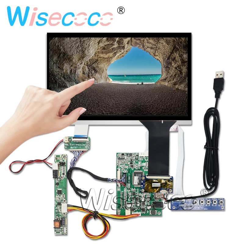 10 1 дюймов 1280*720 DJ101IA 07A ЖК экран дисплей capactive touch VGA плата управления высокой