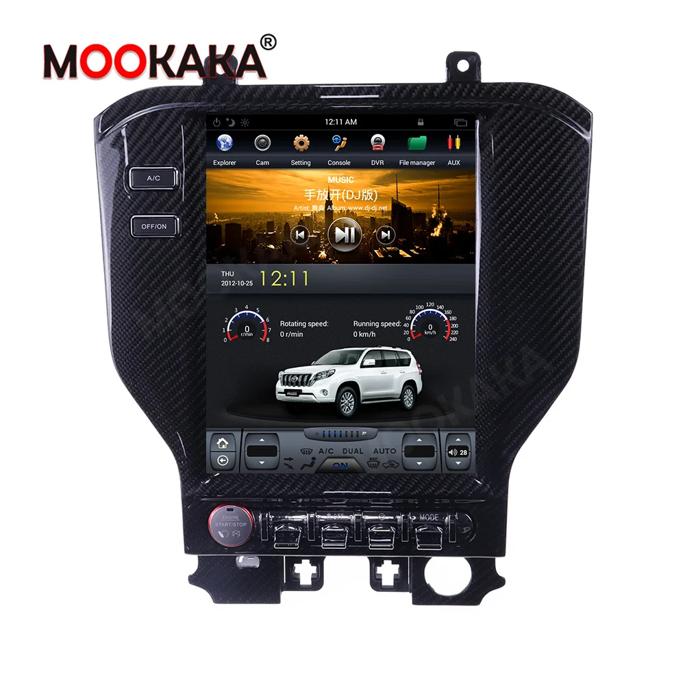 

4+64GB Android 9 Tesla Screen Car Multimedia Player For Ford Mustang 2015-2019 GPS Navigation Auto Video Audio Stereo Head Unit