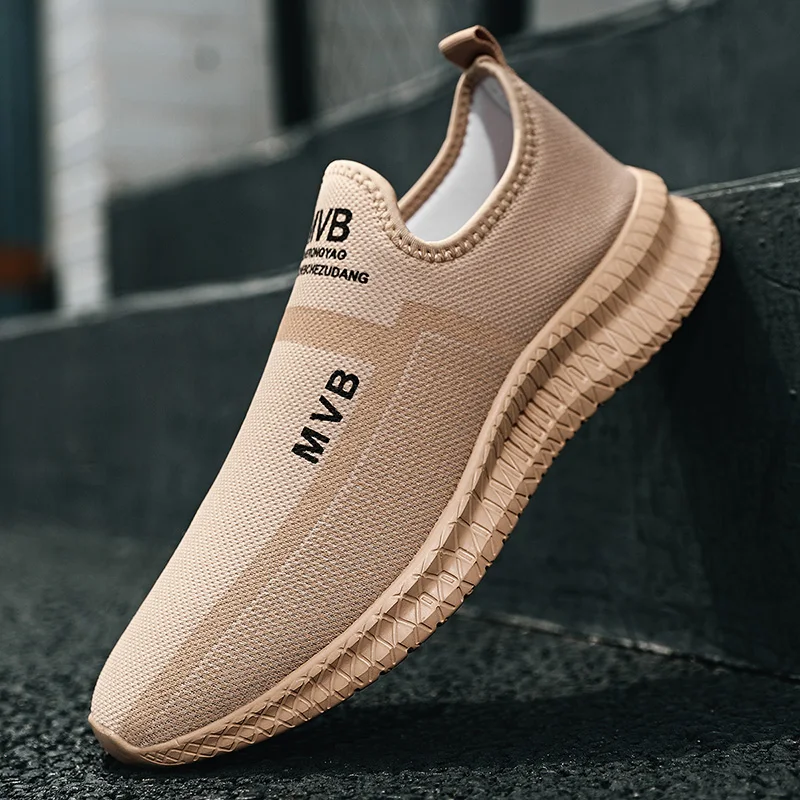 Кроссовки HUCDML мужские сетчатые повседневные дышащие легкие без шнуровки для