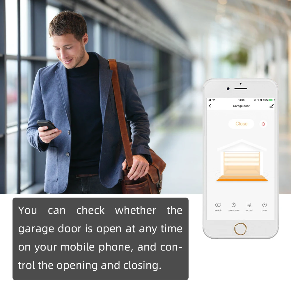 Tuya Smart Life сенсор для гаражной двери открывалка контроллер WiFi переключатель
