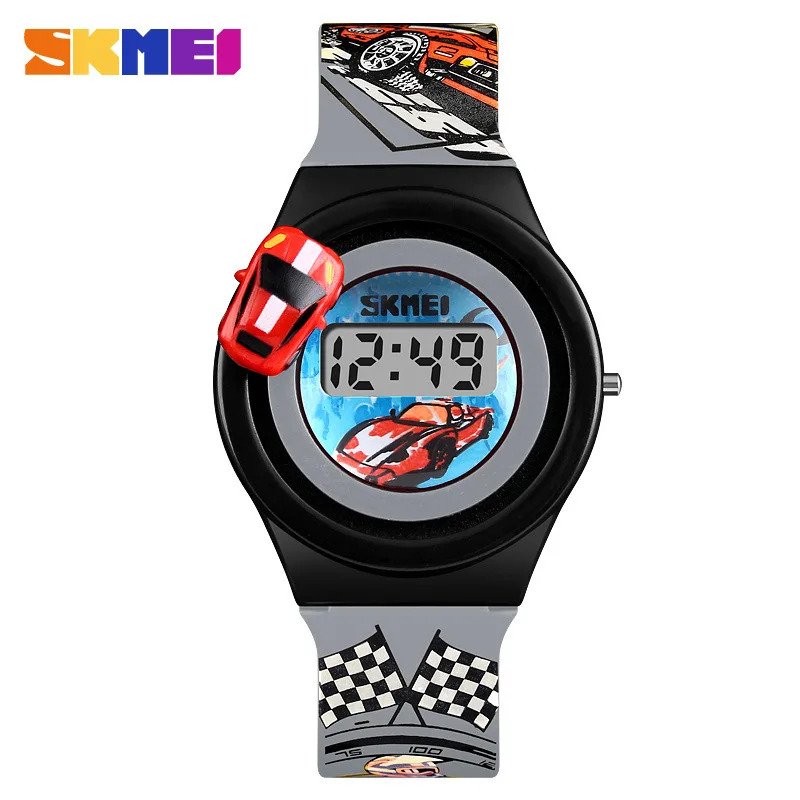 SKMEI автомобиль для детей девочек аналоговые цифровые спортивные светодиодные