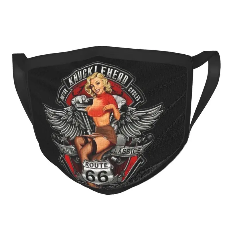 

Маска для лица Route 66 Pin Up, многоразовая, для взрослых