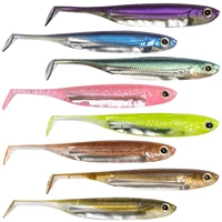 dr fish 56pcs fishing soft plastic lures paddle tail silicone bait worm saltwater fishing accessories bass trout swimbaits