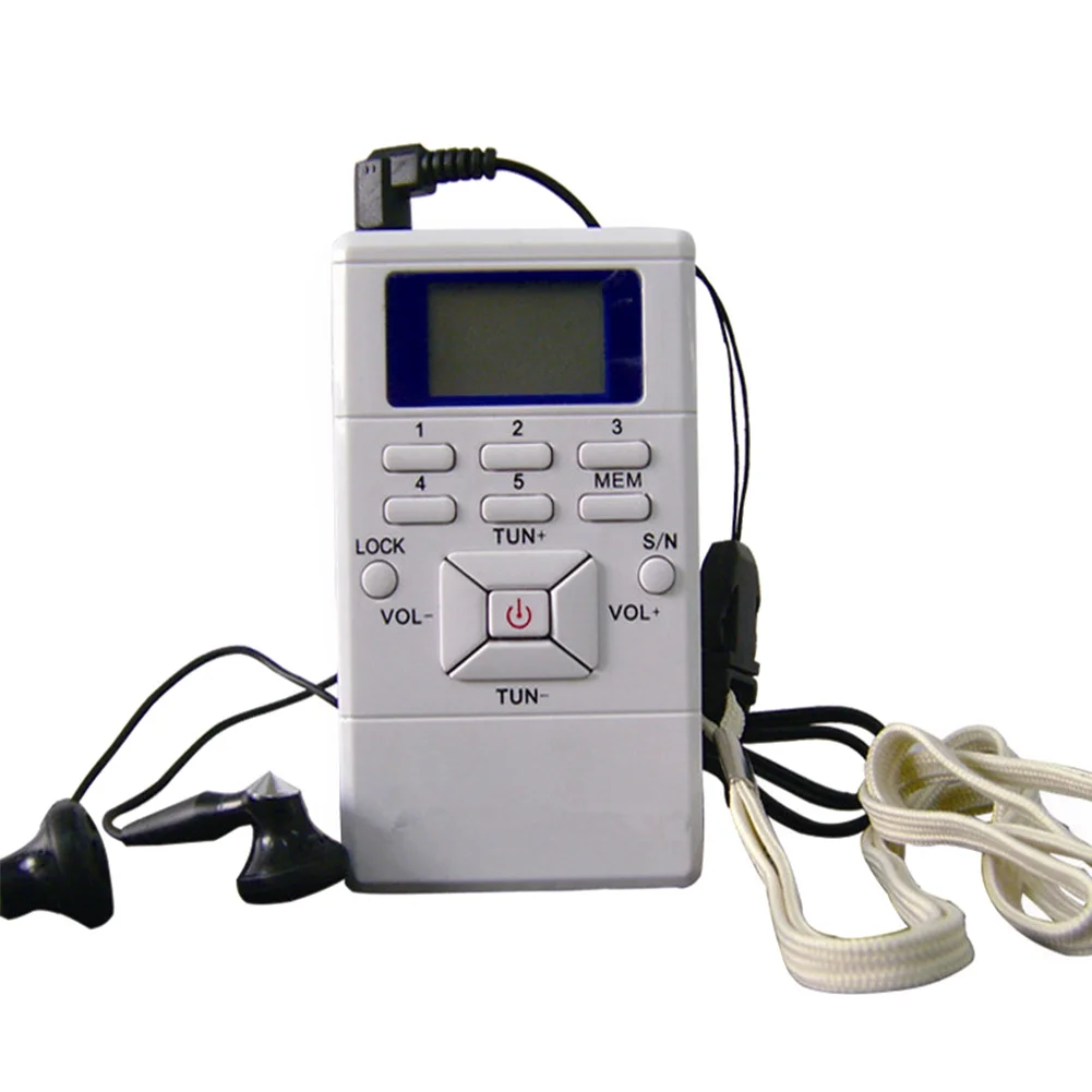 Наушники мини динамик FM ЖК дисплей однополосный музыкальный плеер радио