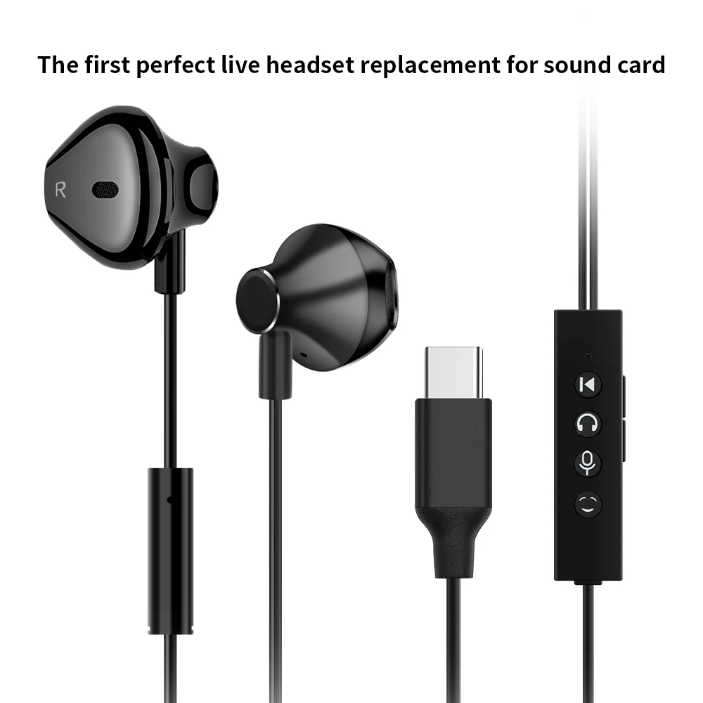 USB TYPE C наушники со звуковой картой аудиокомплект Внешняя Usb c Звуковая карта для