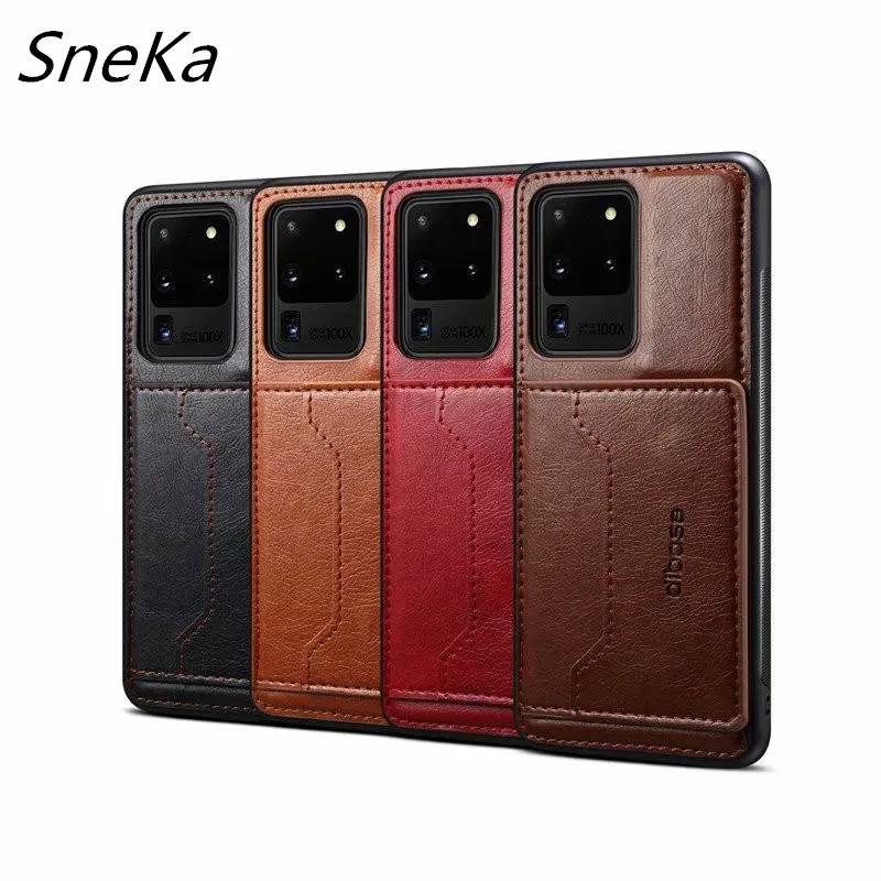 

Luxury leather Wallet cover For Samsung A71 leather case For Samsung Galaxy A71 cover Bracket Flip Clip Wallet