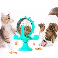 cat feeding toy pets leaking food training ball interactive windmill wheel automatic feeder toy slow food dispenser pet products