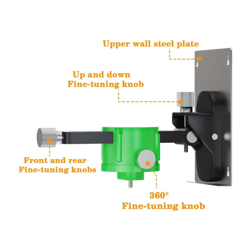 Лазерный уровень GRT настенный кронштейн супер сильный магнит для 8/12/16 линий 3D