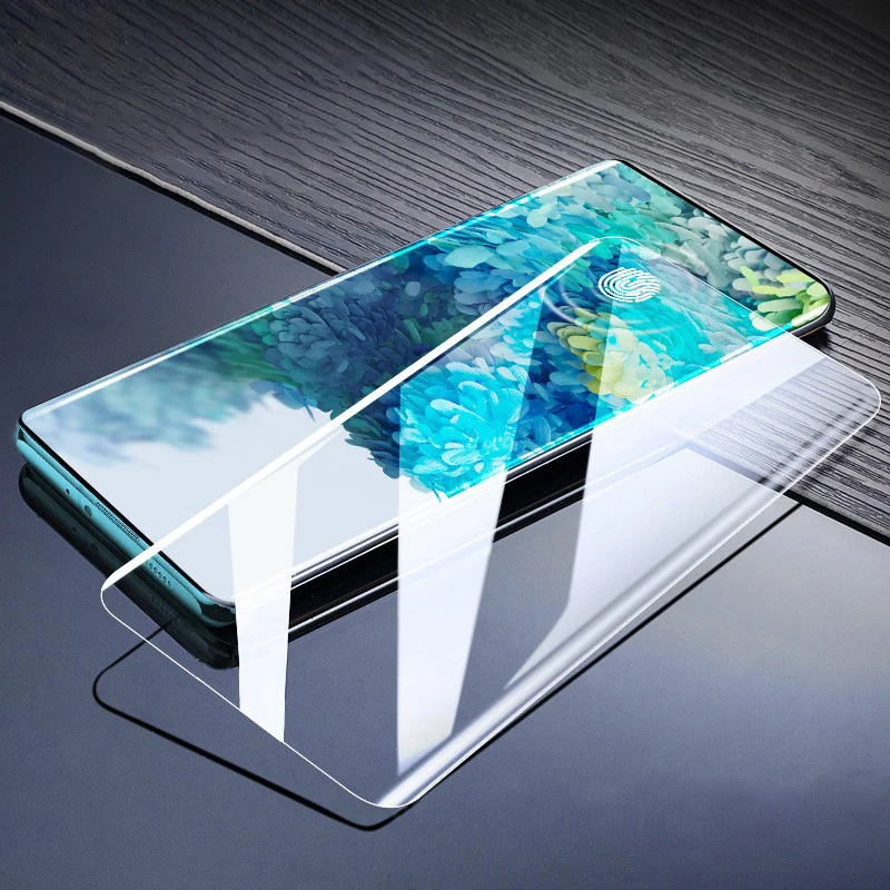 UV Liquid Full Glue Tempered Glass For Samsung Galaxy S20 S10 S8 S9 Plus S10E S20 Ultra Note 10 8 9 Plus Screen Protector