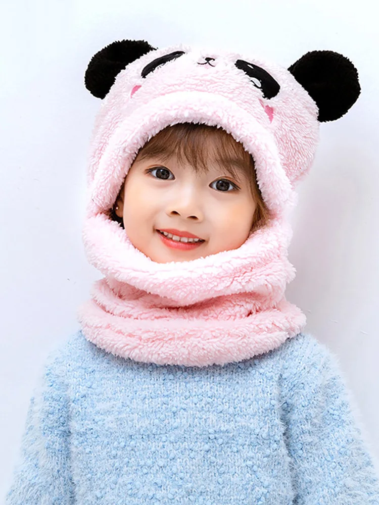 Детский бархатный теплый милый осенне зимний модный слюнявчик для мальчиков и