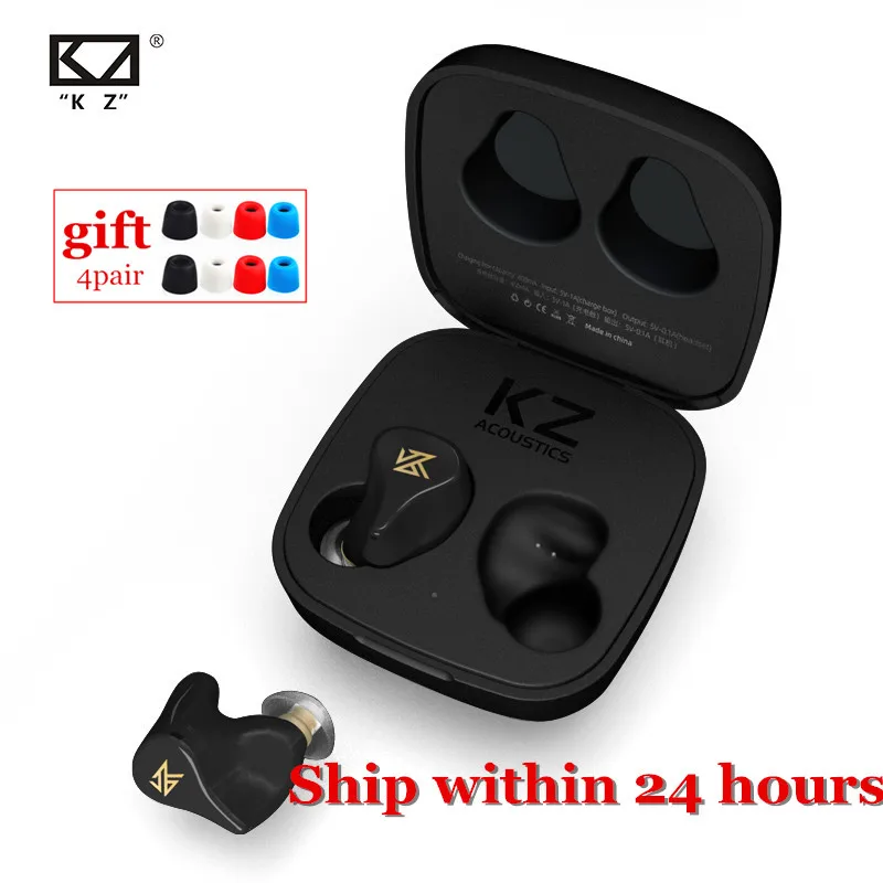 Беспроводные наушники KZ Z1/Z1 PRO TWS Bluetooth AAC сенсорное управление 10 мм динамические