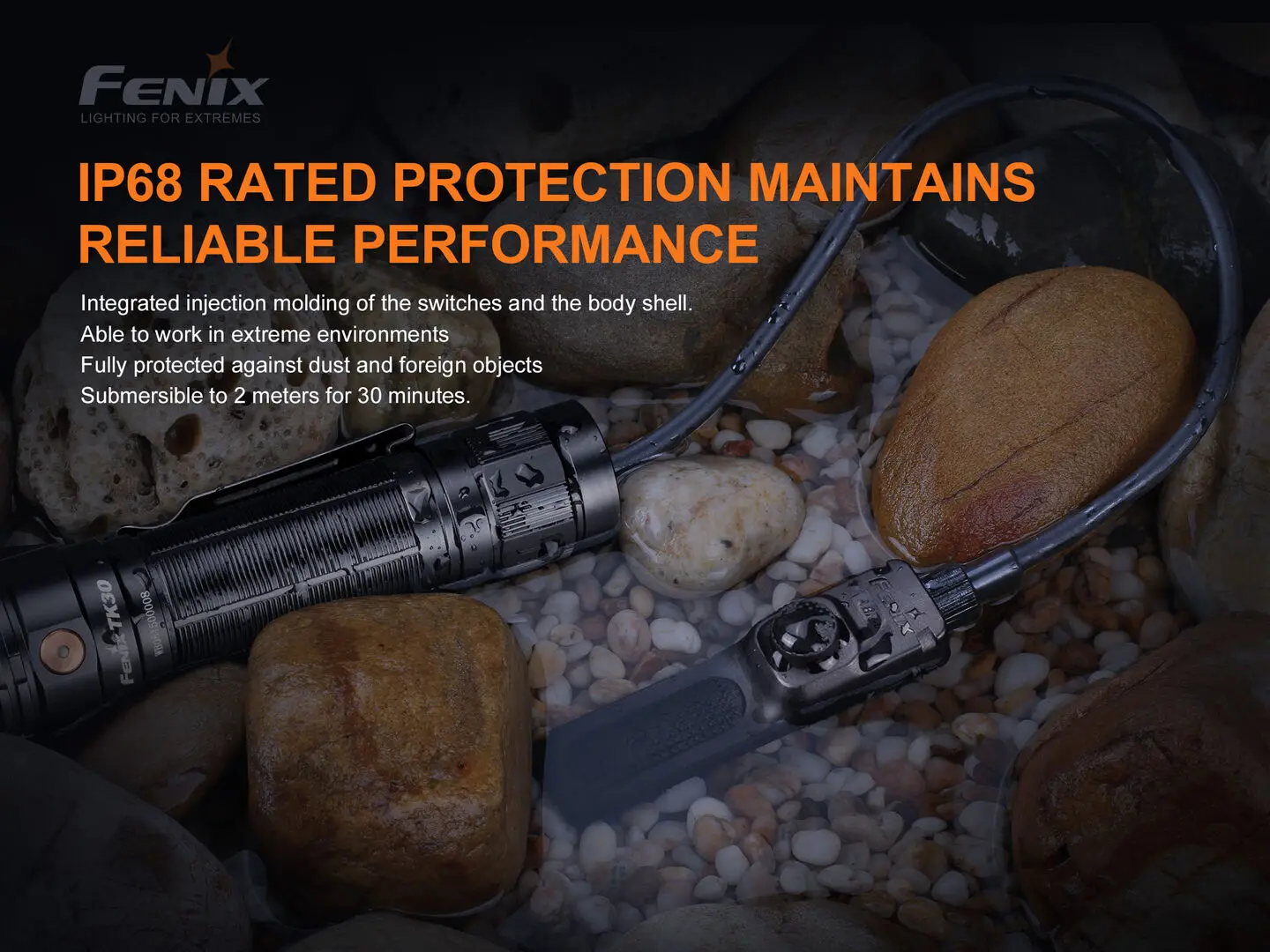 Новый фонарик Fenix подходящий для TK30 TK22 V2.0 UE HT18 21700 тактический дистанционный