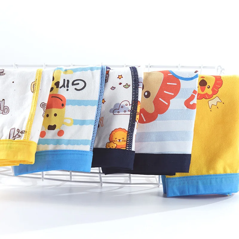 5pcs/lot Boys Underwear Kids Cartoon Dinosaur Boxers for Teenage Casual Car Print Panties Shorts Children Clothing 3 6 8 10 13Y |