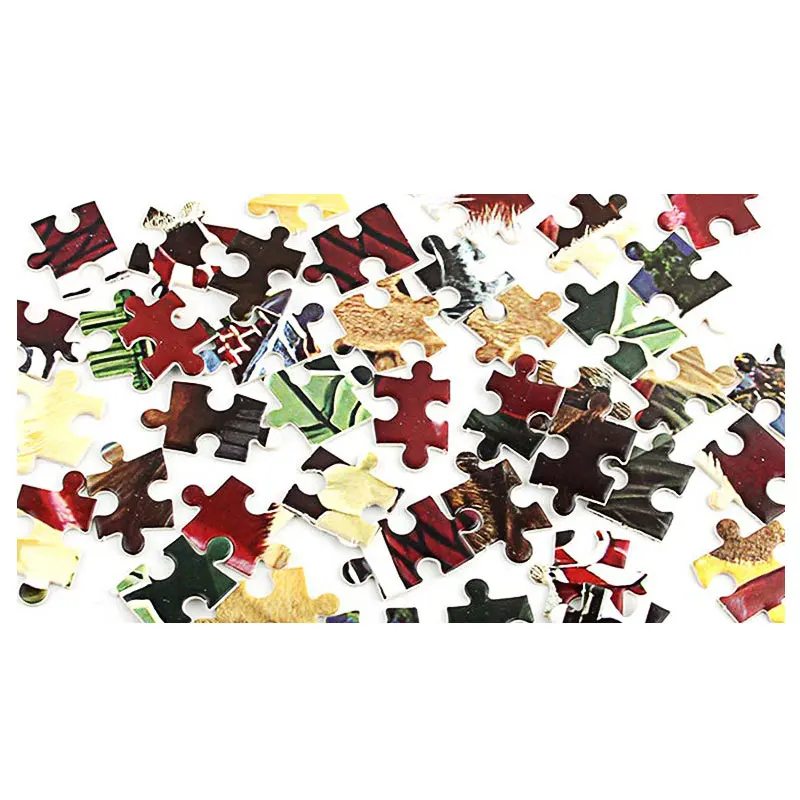 

1000Pcs Puzzle Christmas Cute Puppy Jigsaw Puzzle Colorful Educational Anti-stress Toy Brain Challenge Puzzle