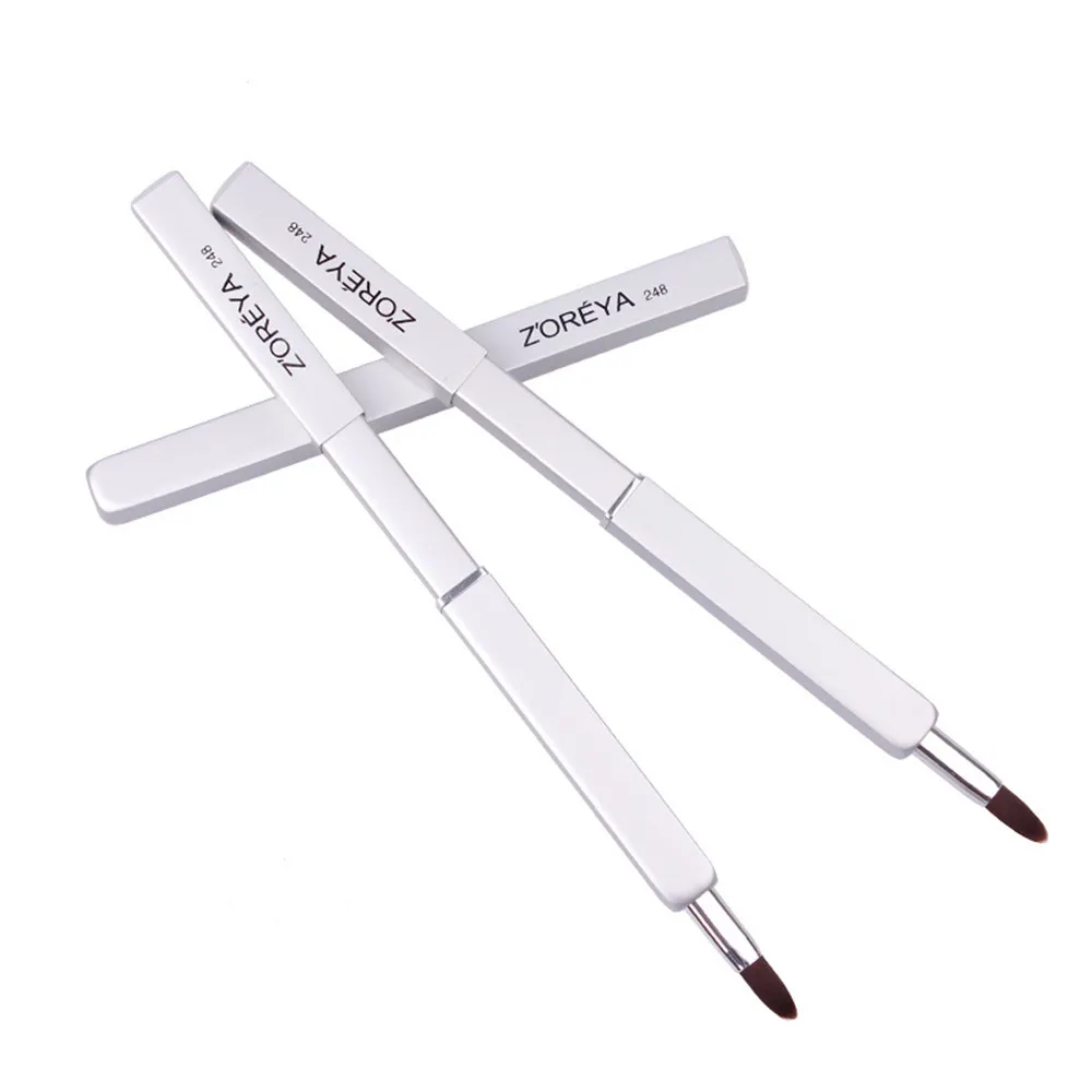 Профессиональные портативные макияжные кисти для помады выдвижные губ