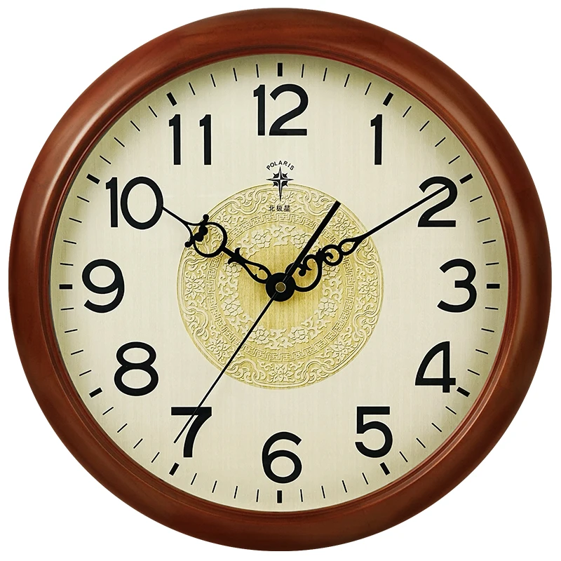 

Roman Numeral Elegant Wall Clock Bedroom Home Creative Modern Wall Clock Wood Minimalist Reloj De Pared Room Clock BF50WC