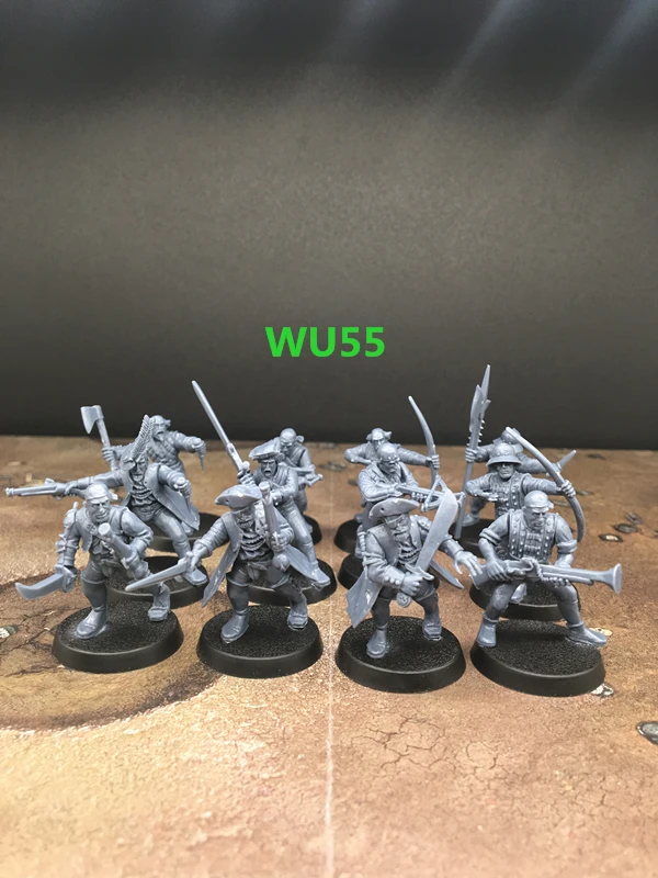 WU55 militia 12p GB Смола Модель Империя - Цвет: WU55 militia 12p