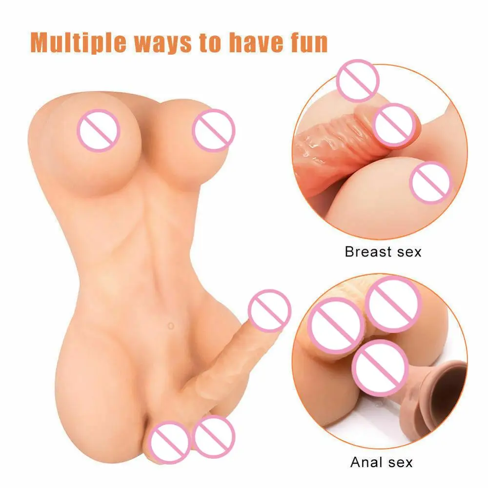 Полноразмерная силиконовая Мужская сексуальная кукла для женщин с большим