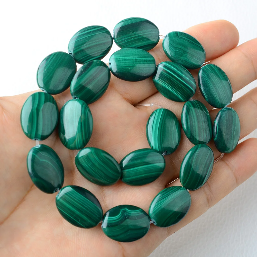 Малахитовые свободные овальные бусины 8X10/8X12/ 10x1 4 мм/12x1 6 мм/13x1 8 мм/15x20 мм 15 5&quot