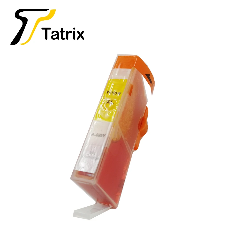 Tatrix 4 шт. для hp 685 hp-685 переработанного чернильного картриджа Photosmart с чернилами Deskjet
