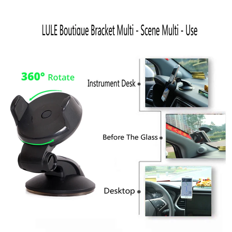 Universal Mobile Car Phone Holder For Phone in Car Holder Windshield Cell Stand Support Smartphone Voiture Suporte Porta Celular