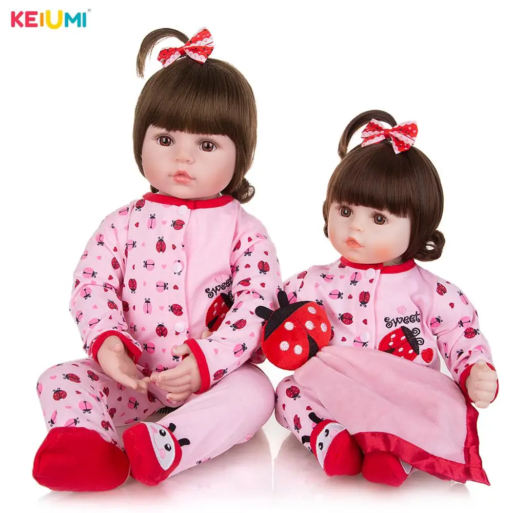 Girl Twins Soft Cloth Body Beautiful Babies Alive Newborn Toy For Kids Gift Surprise Play Toys