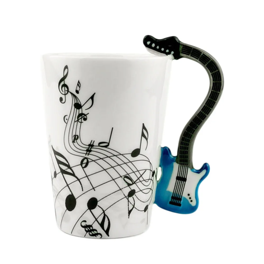2018 Hot Sale Novelty Art Ceramic Mug Cup Musical Instrument Note Style Coffee Milk Christmas Gift Home Office Drinkware | Дом и сад