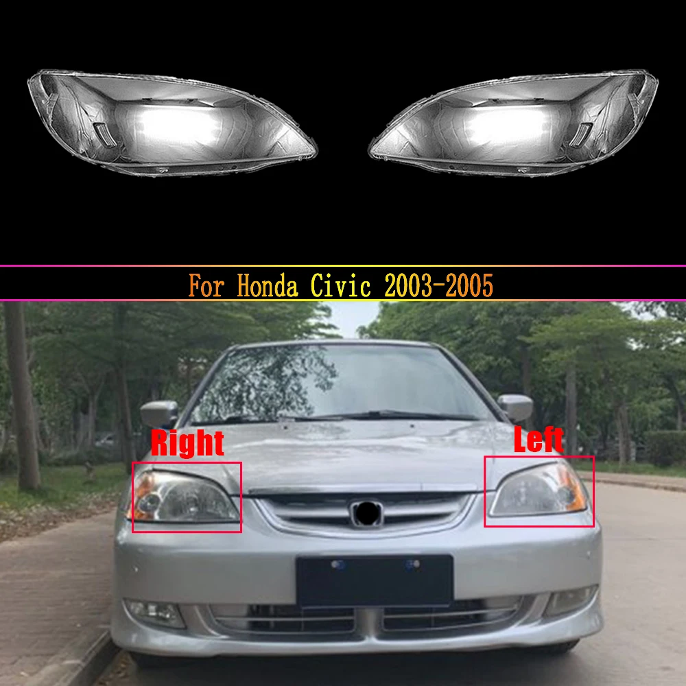 

Автомобильная фара Объектив для Honda Civic 2003 2004 2005 Автомобильная Замена Автомобильная оболочка