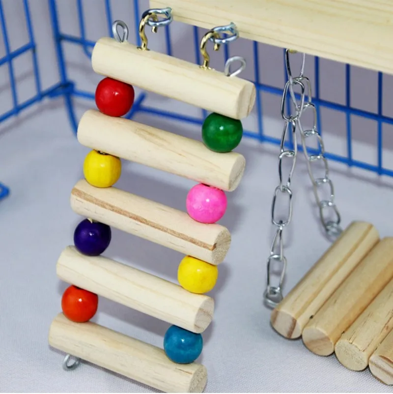 L образный размер раскачивающаяся деревянная лестница для моста подъем