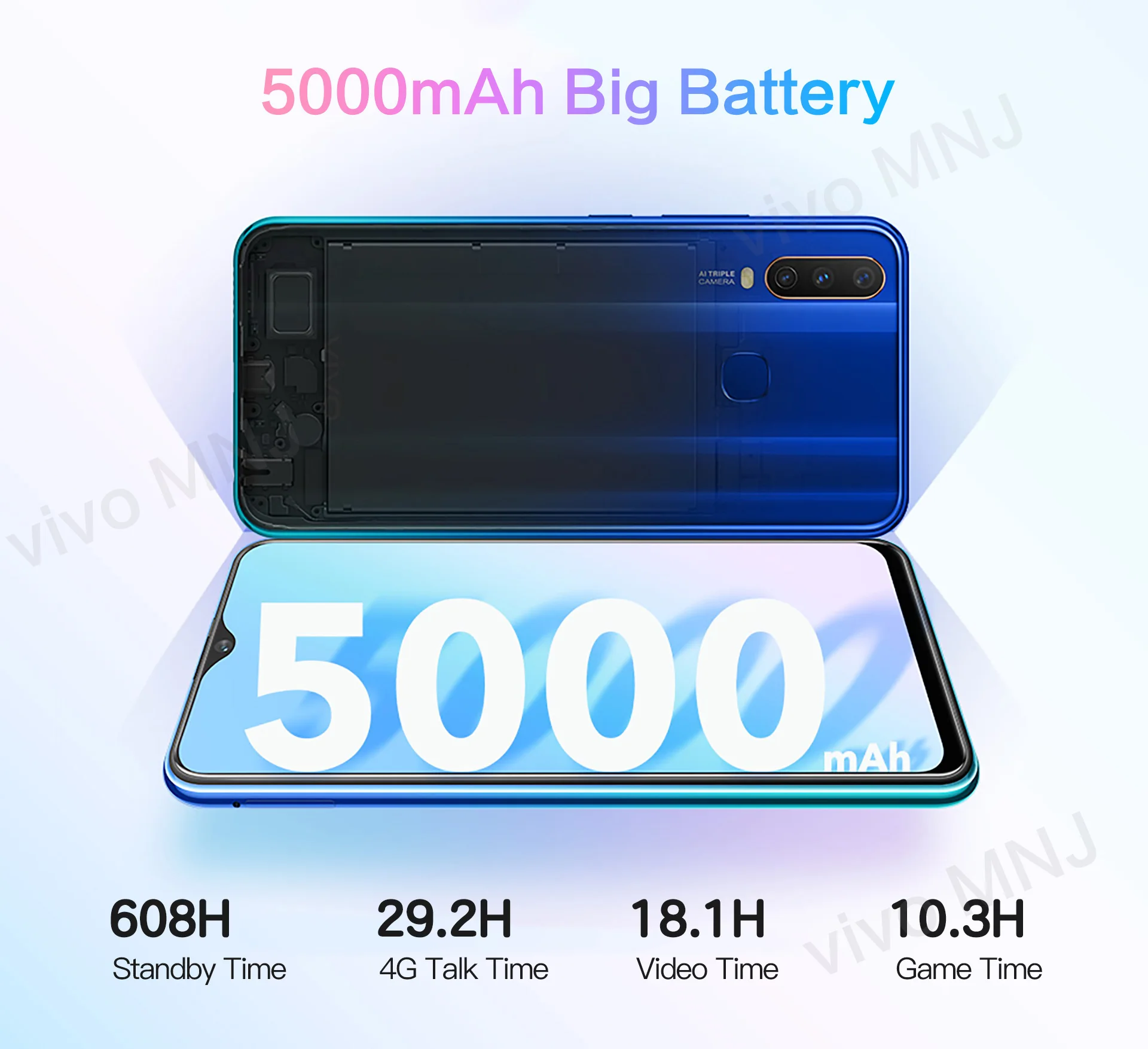 vivo U3x Snapdragon665 мобильный телефон Android Восьмиядерный 5000 мАч Быстрая зарядка 6,3" 3 камеры Новая модель телефона