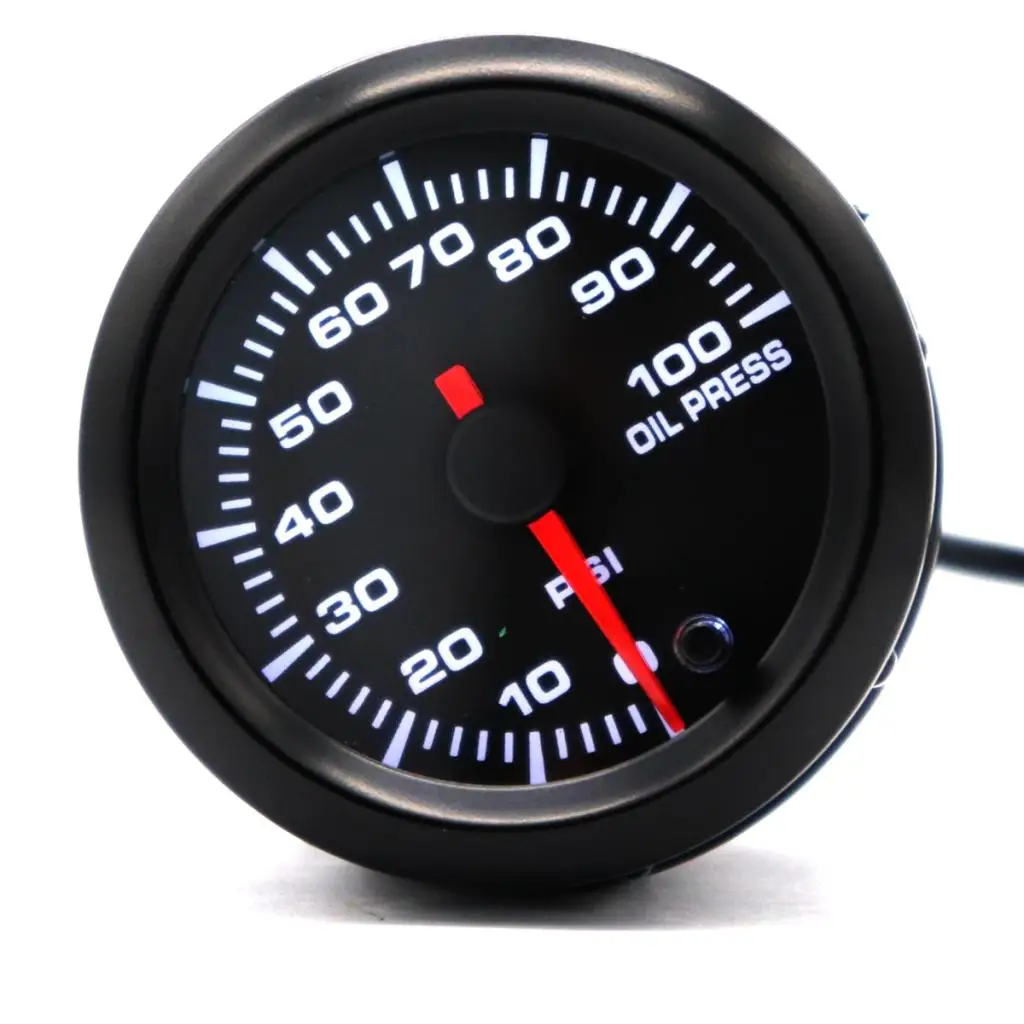 Автомобильный двигатель черный 2 '཰ мм светодиодный цифровой датчик давления