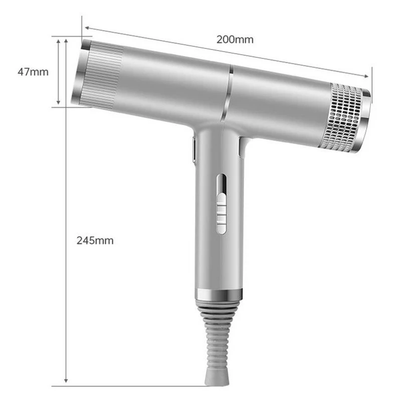 

Professional Hair Dryer Hot & Cold Wind Anion Blow Dryer Strong Wind Salon Barber Hairdryer Fast Drying Portable Household