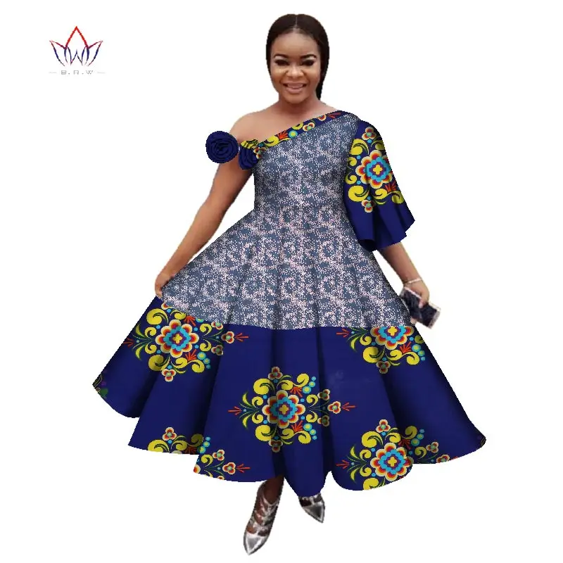 Новое поступление летнее женское платье повседневные Дашики с принтом