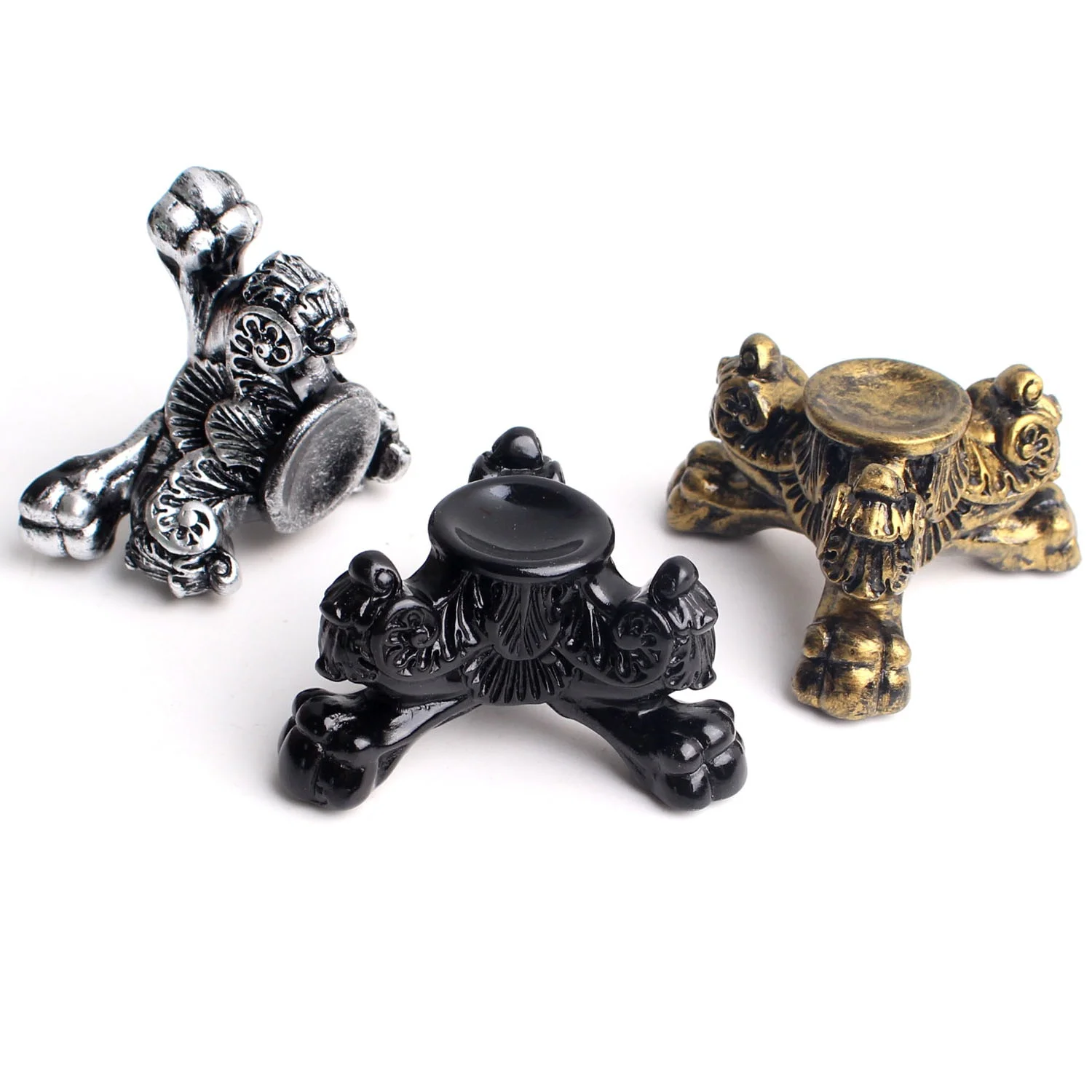 

1 шт., черная резная подставка из смолы, Золотая старинная основа, держатель для сферы, скульптура, старый стиль, украшение для дома, коллекци...