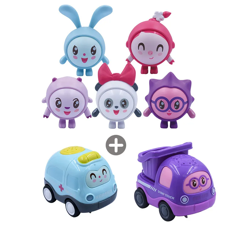 Ricky Baby Magical Transformation Doll Plastic Toys Can Stand Up Interchangeable Face Puzzle Early Education Dolls Wholesale