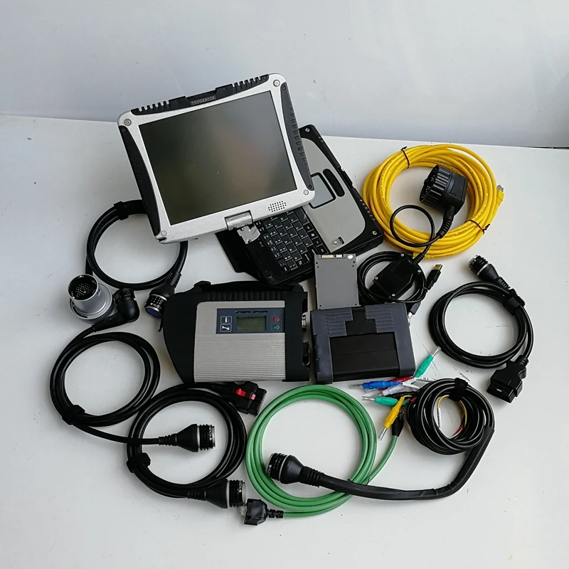 Высокое качество 2in1 Авто диагностические инструменты MB Star C4 & Icom A2 с V06.2021