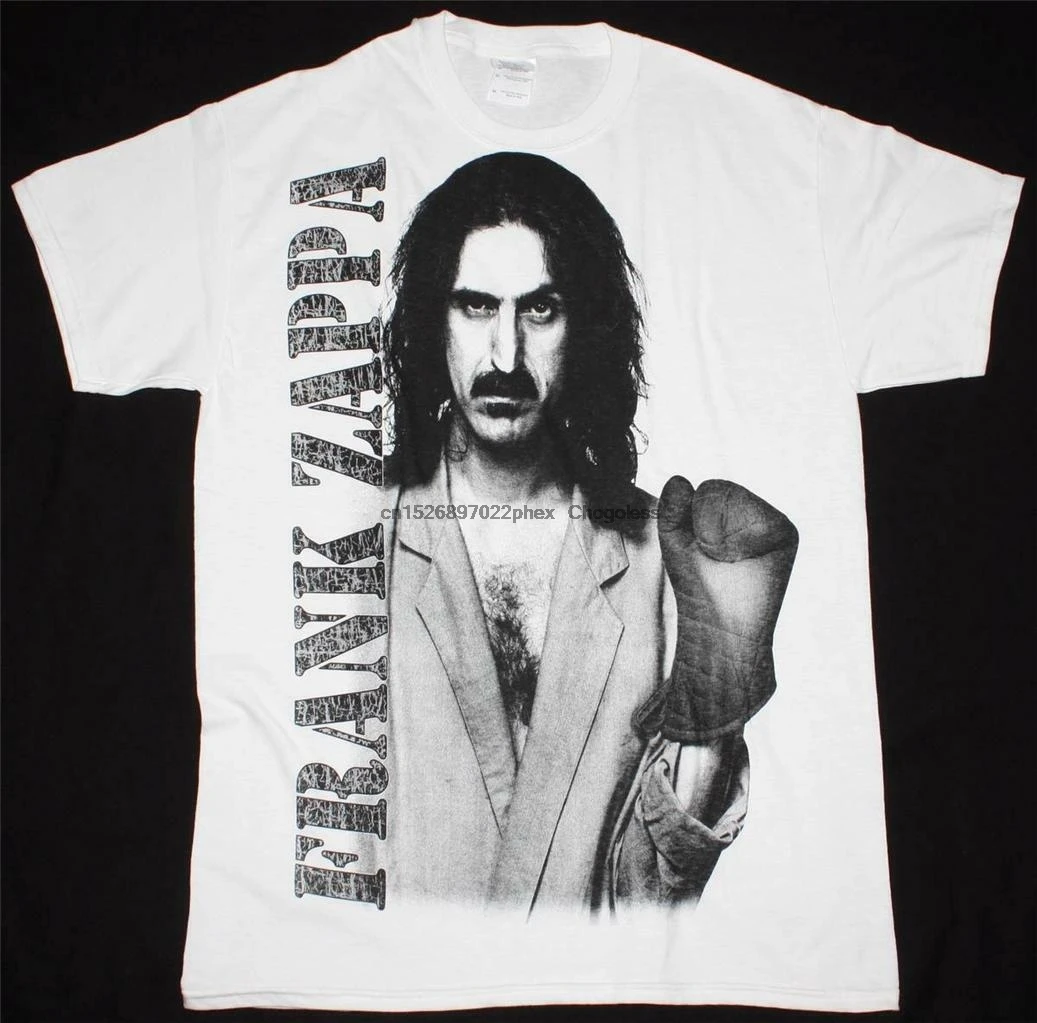 Новинка серая белая футболка с принтом Фрэнка Заппа или матери из США |