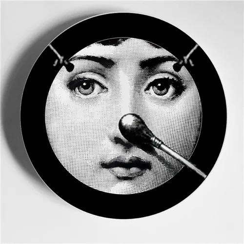 Винтажные фарфоровые декоративные тарелки Fornasetti, настенная тарелка для подвешивания, коллекционная тарелка для тарелок, настольный Настенный декор, лучшие подарки