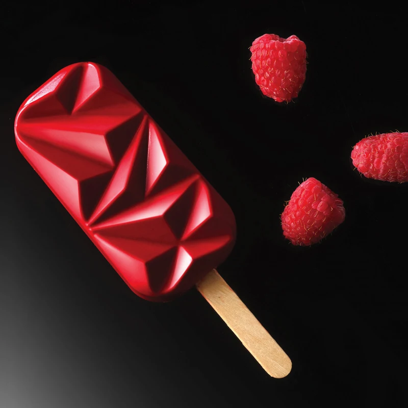 

Silicone Popsicle Mold 4 Cavity Ice Cream Maker Summer Child Dessert Cube Tray Freezer Juice Mould Kitchen Tool
