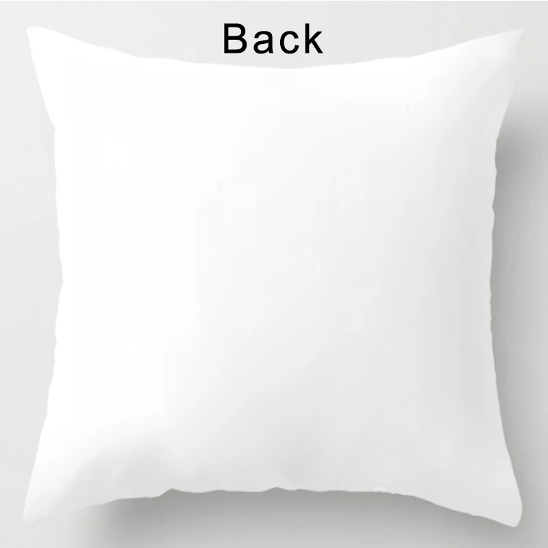 Полосатая клетчатая короткая плюшевая наволочка домашний тканевый чехол на