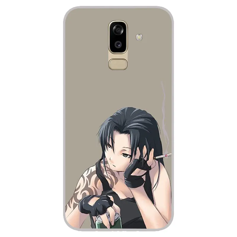 Ботинки в стиле аниме Черная Лагуна матовый Силиконовый чехол для Samsung Galaxy J3 J5 J7 A3