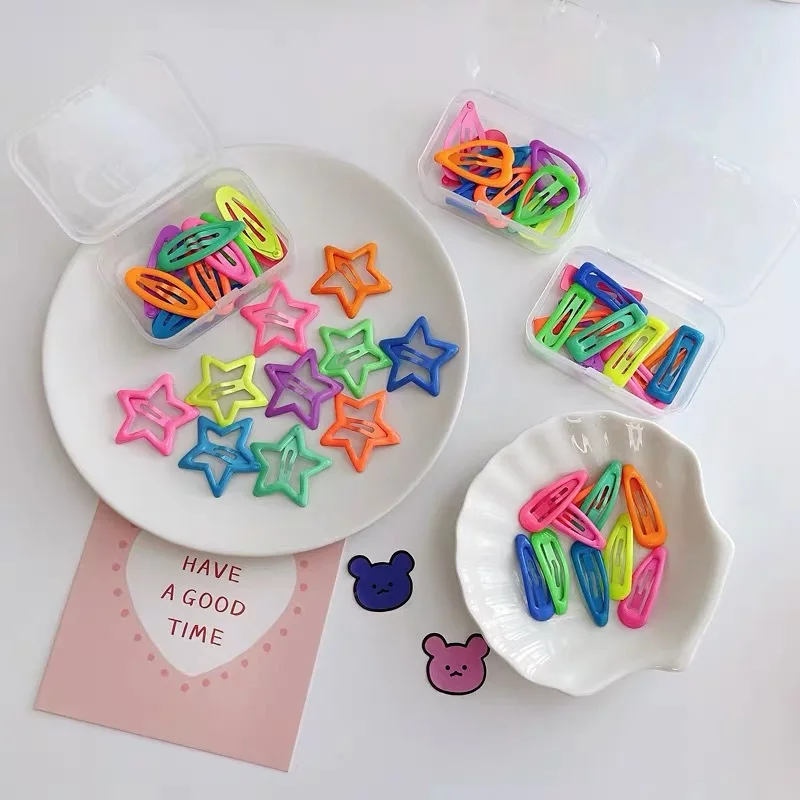 

50pcs/ 100pcs Colorful Luminous Pet Dog Hair Clip Pet Hairpin Accessories Dog Hair Grooming