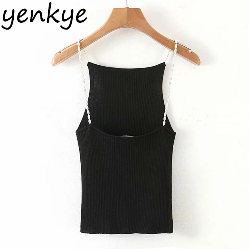 Женский винтажный однотонный топ на бретельках пикантный укороченный без