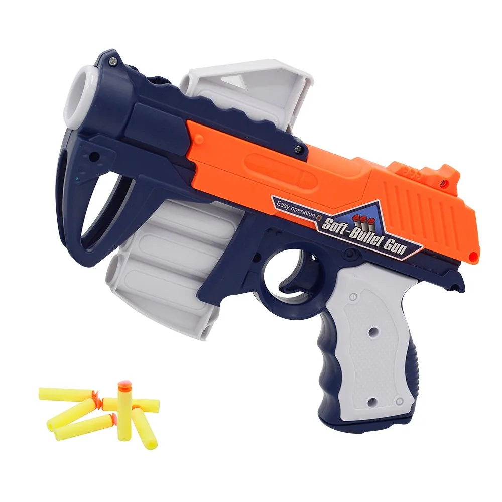 6 стрелочный ручной мягкий пулемет костюм для Nerf пули большой дальности игрушечный пистолет Дротика бластер игрушки для детей хорошая Наружная игрушка