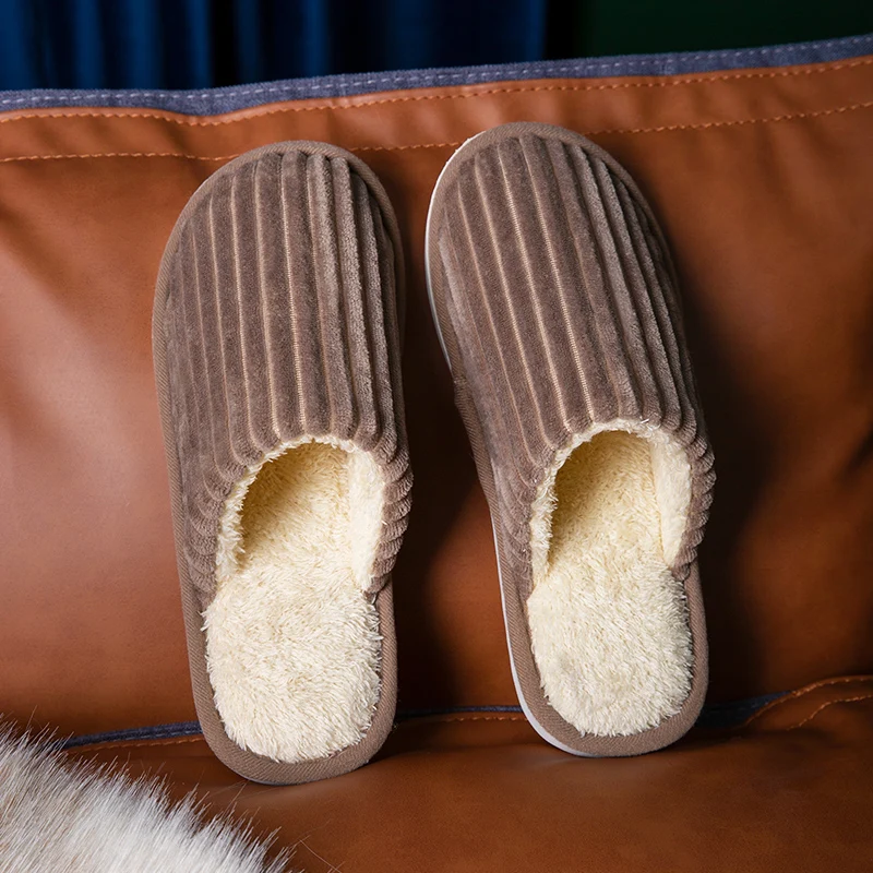 

2021 зимние теплые плюшевые хлопковые тапочки, женские нескользящие удобные мягкие домашние тапочки для пар