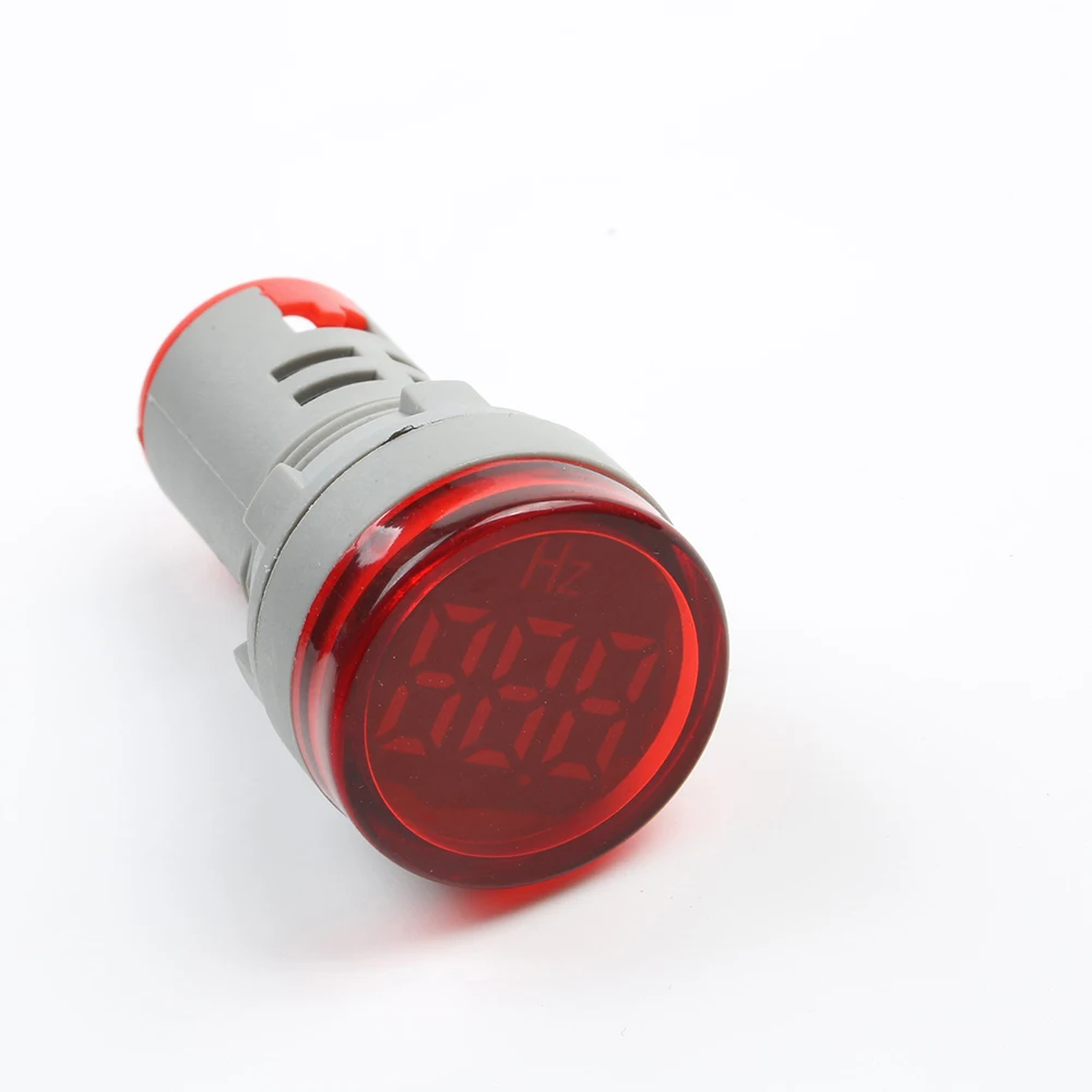 Цифровой дисплей электричество Герц частотомер индикатор измеритель переменного тока красный комбинированный тестер 0-99 Гц синий белый зеленый
